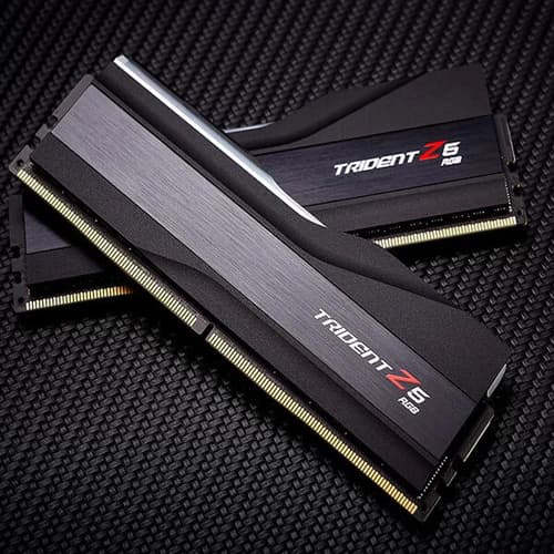 G.Skill Trident Z5 RGB 32GB (16GBx2) DDR5 6800MHz Desktop RAM (Matte Black)
